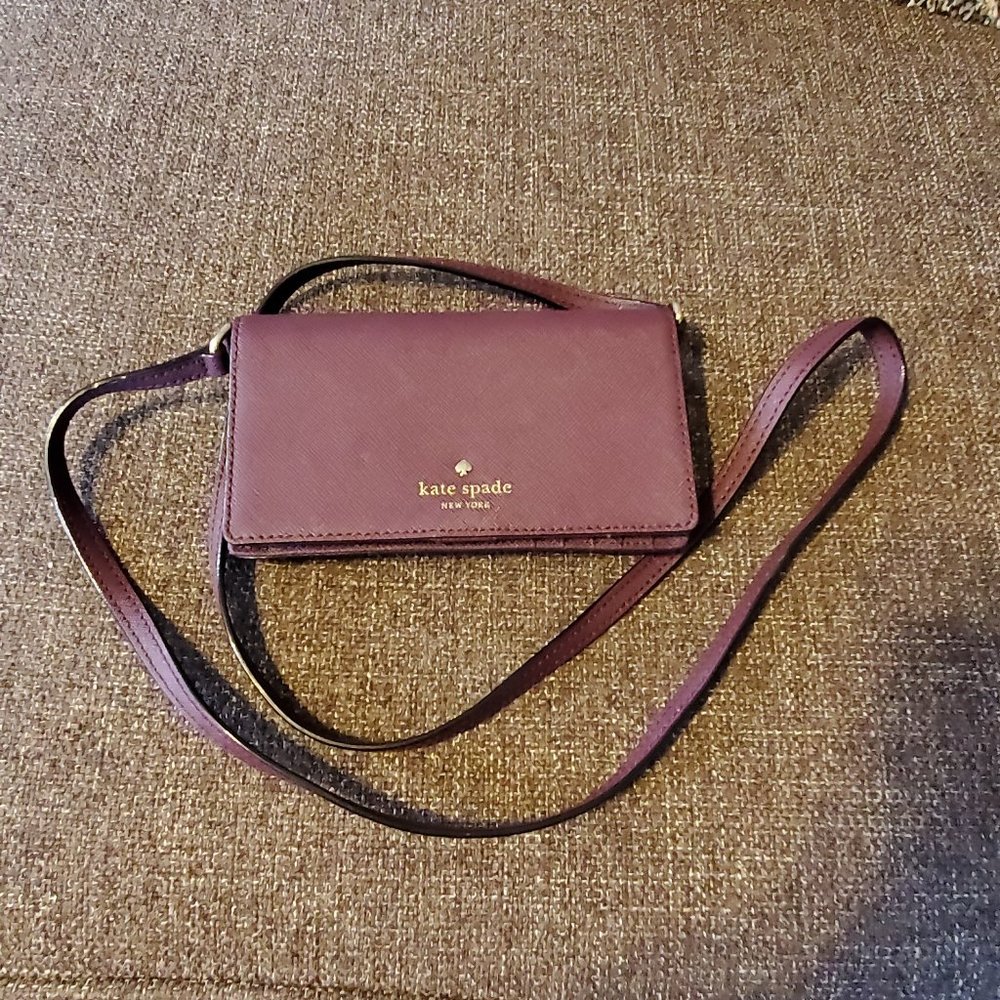 EUC Kate Spade Mini Wallet/Phone Case